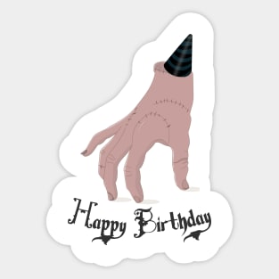 The Thing wishes you Happy birthday Sticker